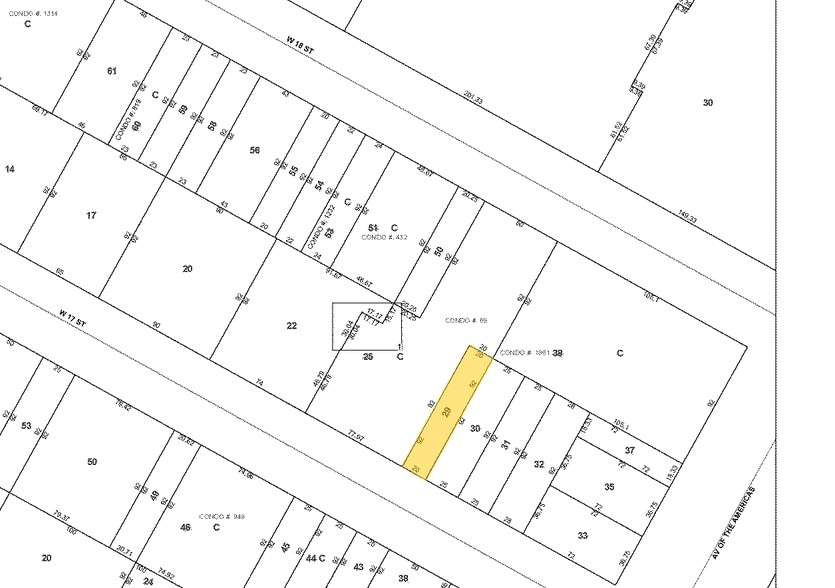 111 W 17th St, New York, NY for lease - Plat Map - Image 2 of 41