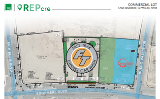 Plus de détails pour 12925 Edgemere Blvd, El Paso, TX - Terrain à vendre