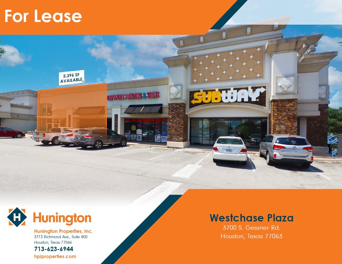 3700-3778 S Gessner Dr, Houston, TX for lease Primary Photo- Image 1 of 2