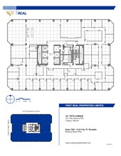 333 5th Ave SW, Calgary, AB à louer Plan d’étage- Image 1 de 1