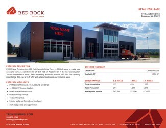 More details for 1010 Academy Dr, Bessemer, AL - Retail for Lease