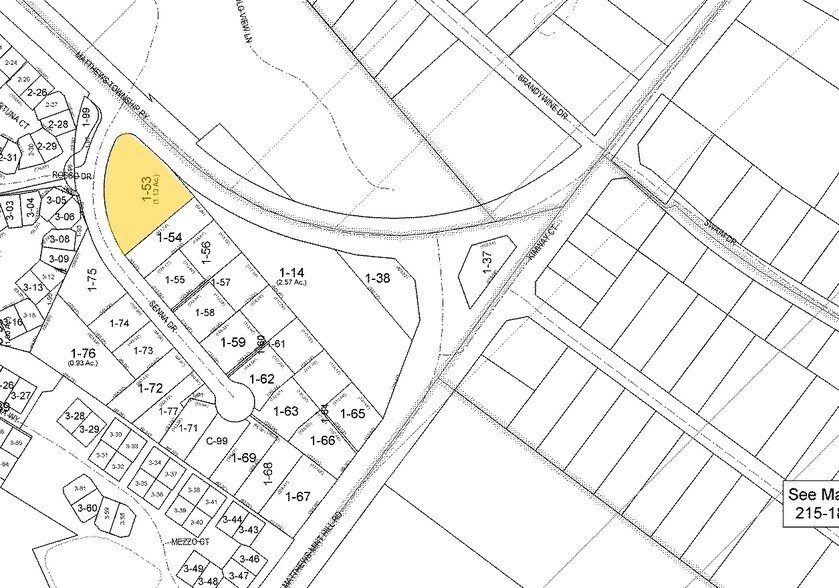 2925 Senna Dr, Matthews, NC à louer - Plan cadastral - Image 2 de 6