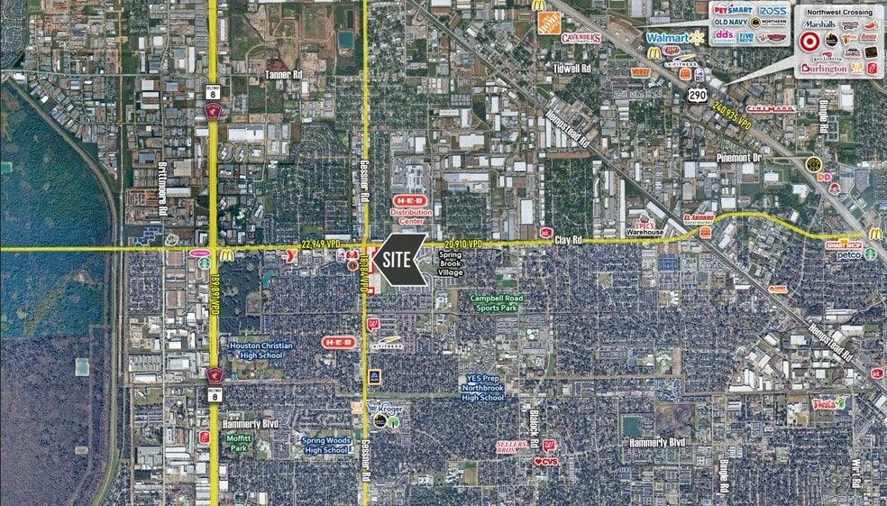 Sec of Gessner Rd & Clay Rd, Houston, TX à louer - Photo du bâtiment - Image 3 de 6