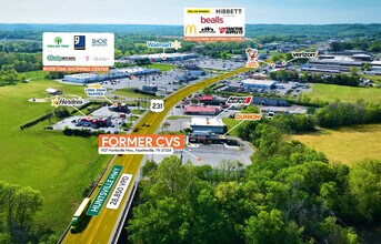 1107 Huntsville Hwy, Fayetteville, TN - Aérien  Vue de la carte - Image1