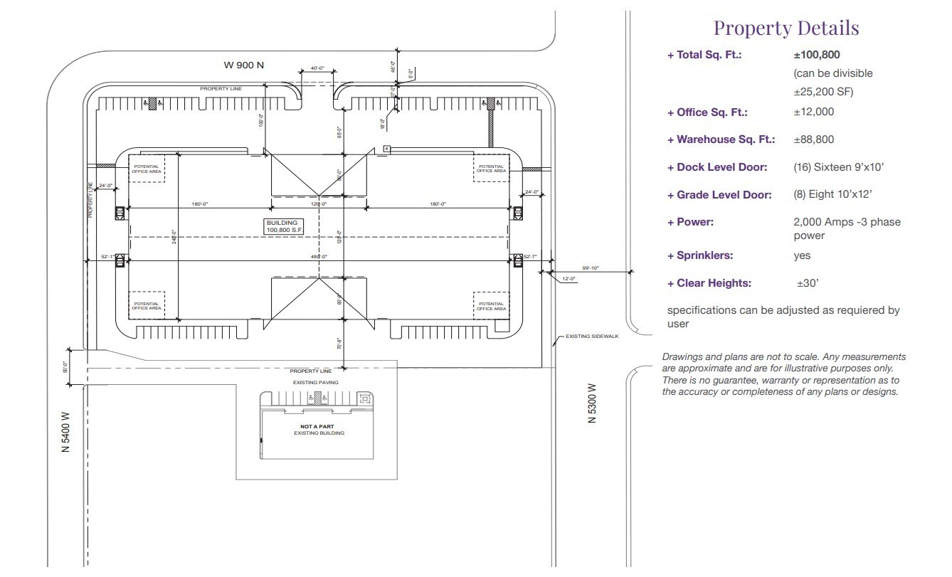 5300 W 900 N, Cedar City, UT for lease Floor Plan- Image 1 of 1