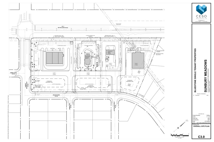 Route 3, Sunbury, OH à louer - Plan de site - Image 3 de 3