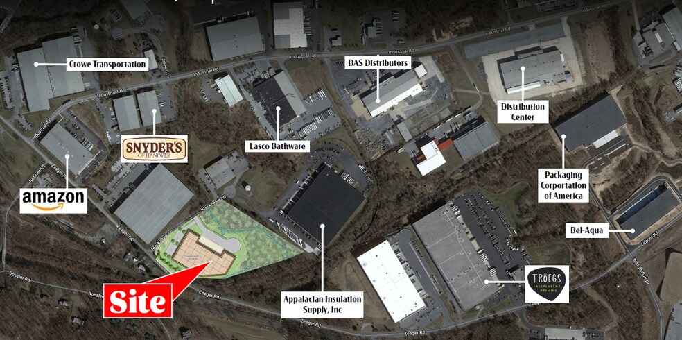 1815 Zeager Rd, Elizabethtown, PA à louer - Aérien - Image 2 de 3