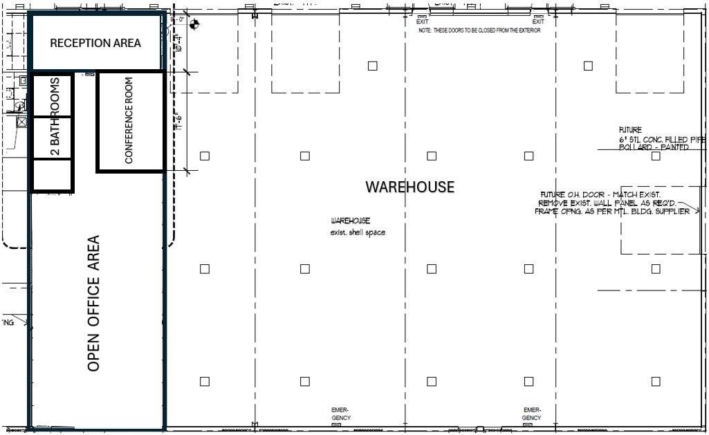 20 N Rockwell Ave, Oklahoma City, OK à louer Plan d’étage- Image 1 de 1