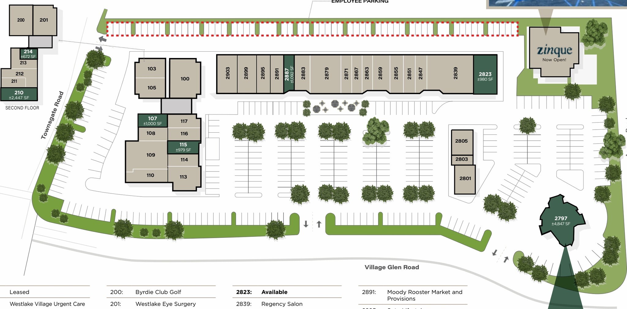 2900 Townsgate Rd, Westlake Village, CA à louer Plan de site- Image 1 de 1
