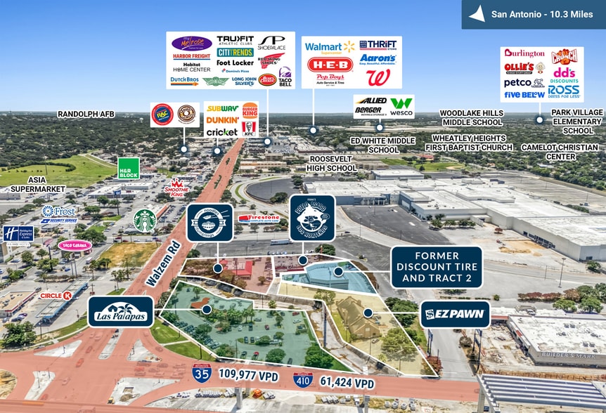 Walzem Corner - San Antonio, TX portfolio of 5 properties for sale on LoopNet.ca - Building Photo - Image 2 of 9