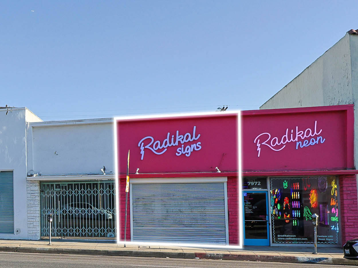 7970-7972 Melrose Ave, Los Angeles, CA for lease Building Photo- Image 1 of 5