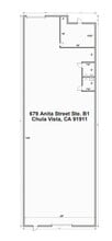 675 Anita St, Chula Vista, CA for lease Floor Plan- Image 1 of 2