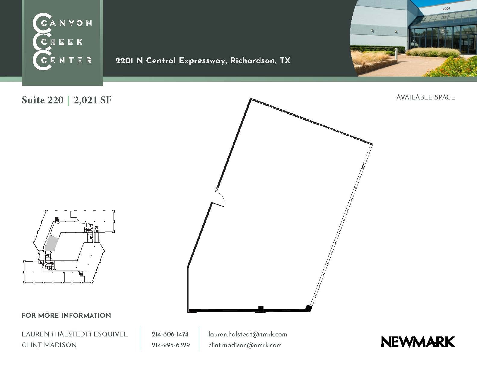 2201 N Central Expy, Richardson, TX à vendre Plan d’étage- Image 1 de 1