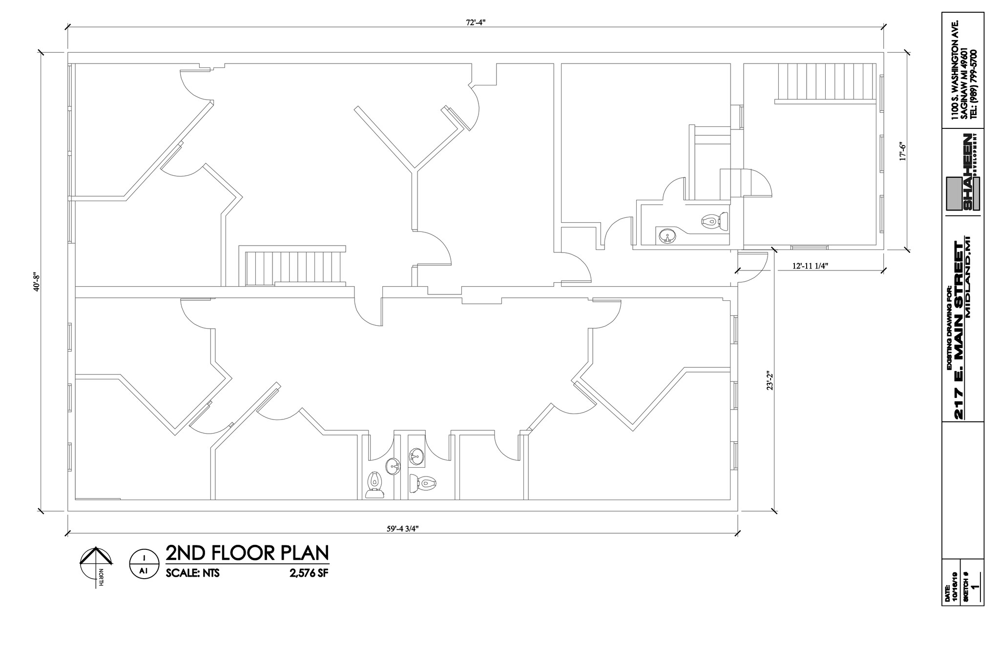 217 E Main St, Midland, MI à louer Plan de site- Image 1 de 13