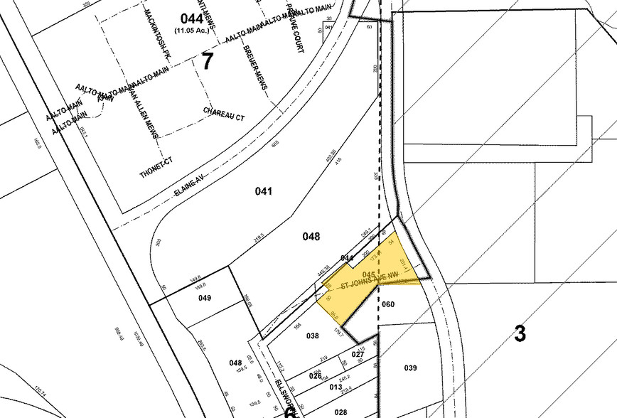 1314 Ellsworth Industrial Blvd NW, Atlanta, GA à vendre - Plan cadastral - Image 2 de 10