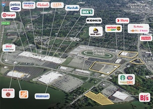 8363 Lewiston Rd, Batavia, NY - Aérien  Vue de la carte