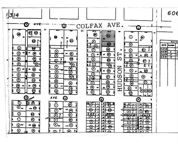 5454 E Colfax Ave, Denver, CO à louer - Plan cadastral - Image 2 de 4