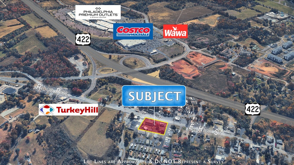 2933 High st, Pottstown, PA for sale - Aerial - Image 2 of 6