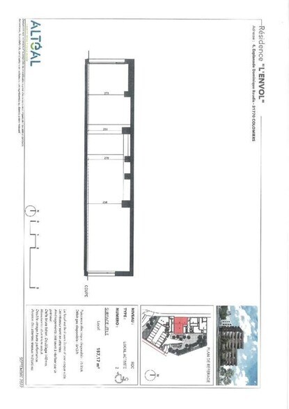Bureau dans Colomiers à vendre - Plan d’étage - Image 3 de 3