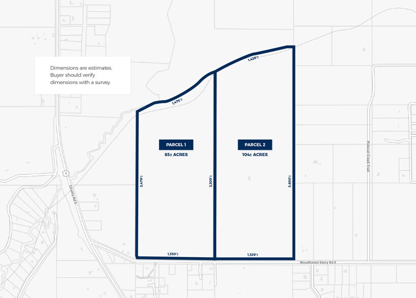 Woodhaven Dairy Road East, Summerdale, AL for sale - Plat Map - Image 2 of 3