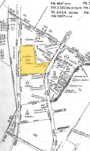 21201 Cabot Blvd, Hayward, CA for sale - Plat Map - Image 2 of 2