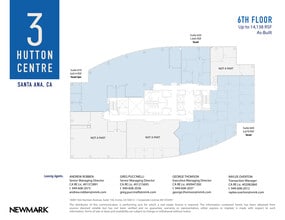3 Hutton Centre Dr, Santa Ana, CA à louer Plan d’étage- Image 2 de 2