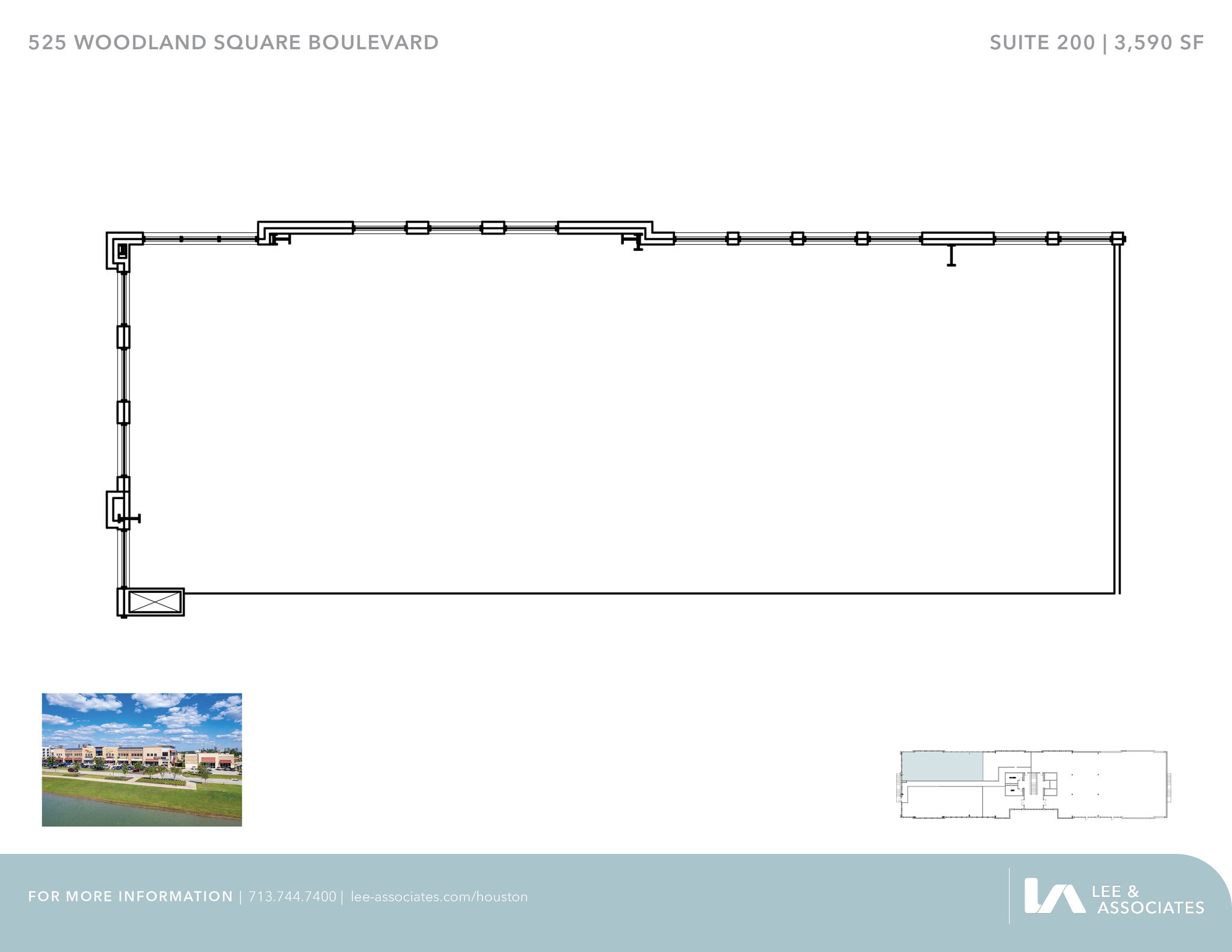 525 Woodland Square Blvd, Conroe, TX for lease Floor Plan- Image 1 of 5
