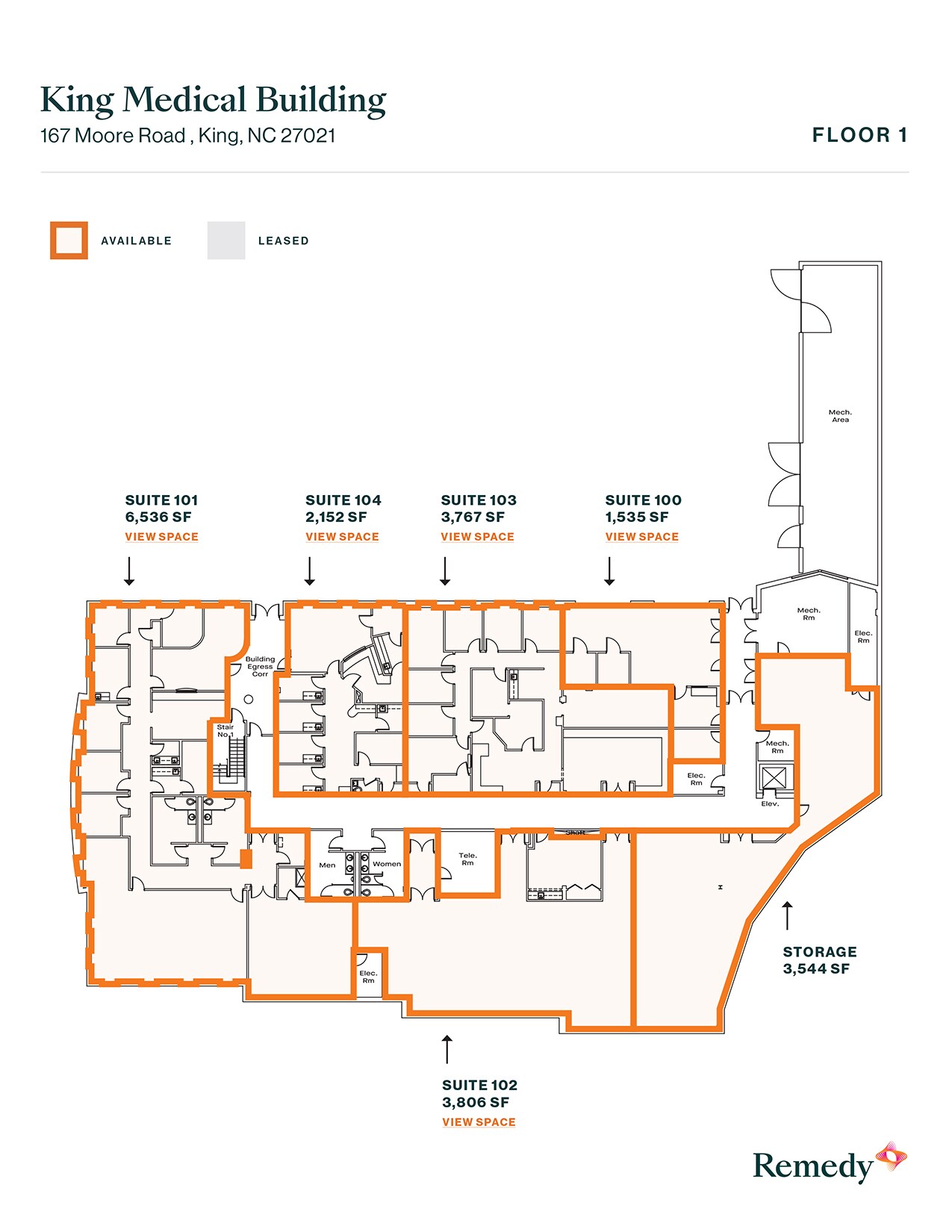 167 Moore Rd, King, NC for lease Floor Plan- Image 1 of 1