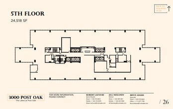 3000 Post Oak Blvd, Houston, TX for lease Floor Plan- Image 1 of 1