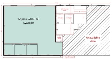 12834 Earhart Ave, Auburn, CA for lease Floor Plan- Image 1 of 1