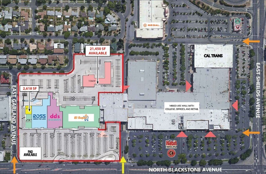 3636 N Blackstone Ave, Fresno, CA à louer - Photo du bâtiment - Image 2 de 4