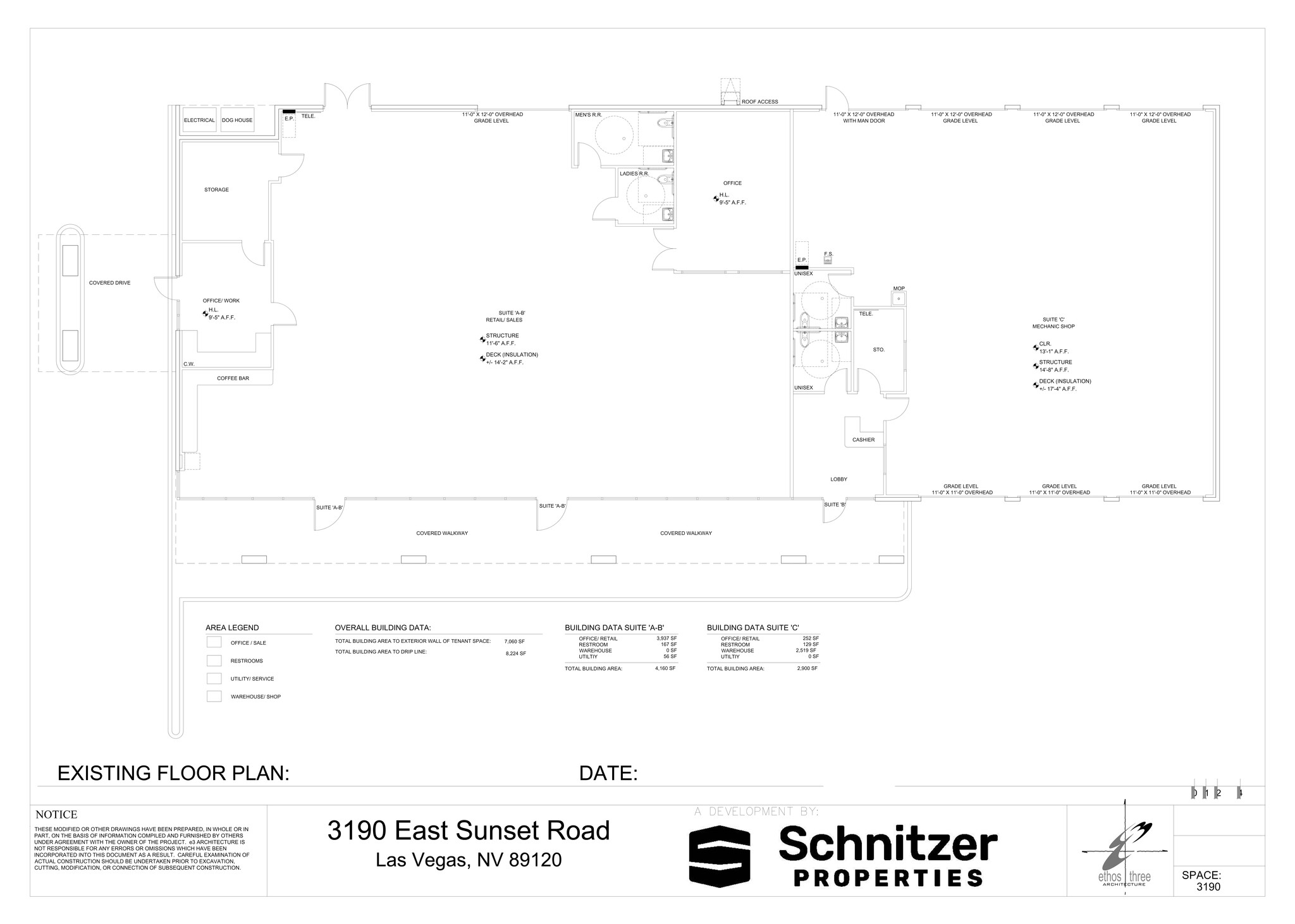 3190 E Sunset Rd, Las Vegas, NV for lease Site Plan- Image 1 of 1