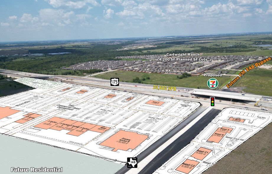 US 175 & Future FM 148, Crandall, TX à louer - Plan de site - Image 2 de 2