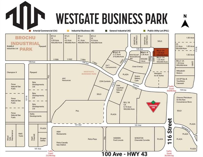 More details for 10505 117 St, Grande Prairie, AB - Land for Sale