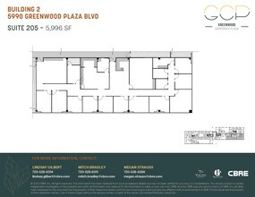 5990 Greenwood Plaza Blvd, Greenwood Village, CO à louer Plan d’étage- Image 1 de 1
