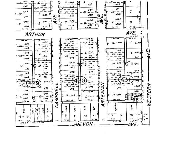 6414-6418 N Western Ave, Chicago, IL à louer - Plan cadastral - Image 2 de 4