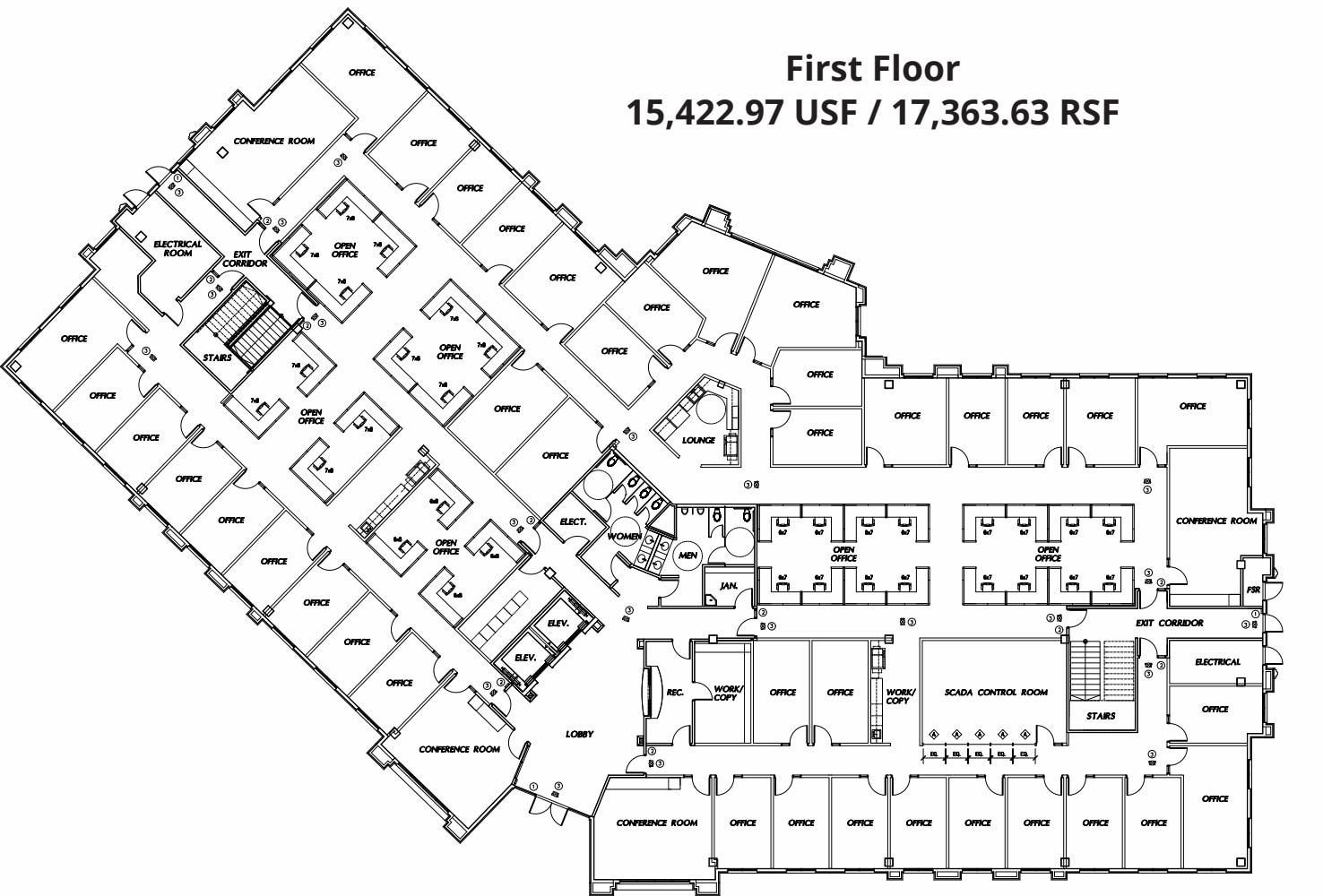 11117 River Run Blvd, Bakersfield, CA à louer Plan d’étage- Image 1 de 1
