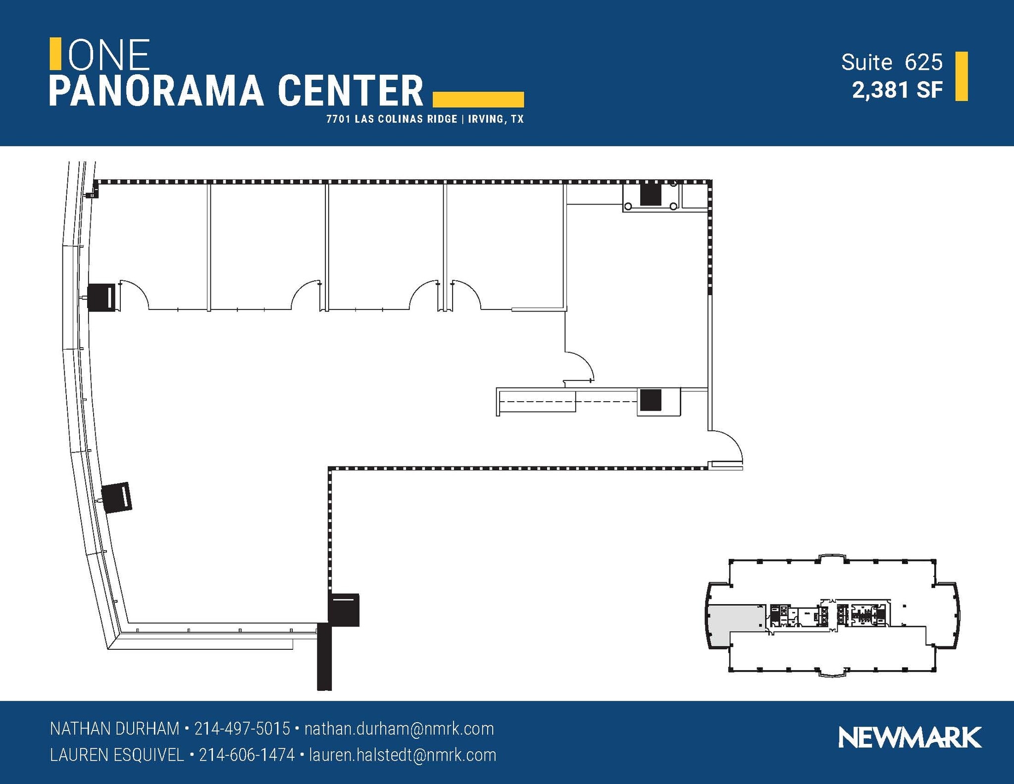 7701 Las Colinas Rdg, Irving, TX for lease Floor Plan- Image 1 of 1