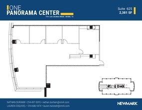 7701 Las Colinas Rdg, Irving, TX for lease Floor Plan- Image 1 of 1
