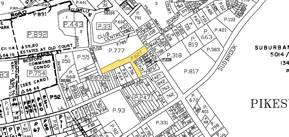 1330 Reisterstown Rd, Pikesville, MD à louer - Plan cadastral - Image 3 de 3
