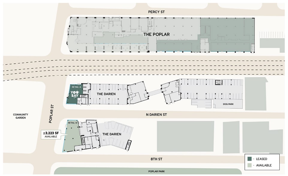 900 Darien st, Philadelphia, PA for lease - Site Plan - Image 2 of 9