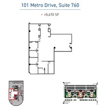 83-101 Metro Dr, San Jose, CA à louer Plan d’étage- Image 1 de 1