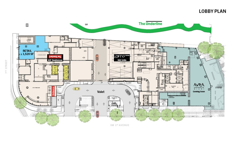 690 SW 1st Ave, Miami, FL à louer - Plan de site - Image 2 de 6