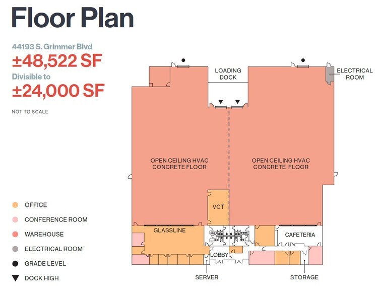 44193 S Grimmer Blvd, Fremont, CA for lease - Floor Plan - Image 2 of 3