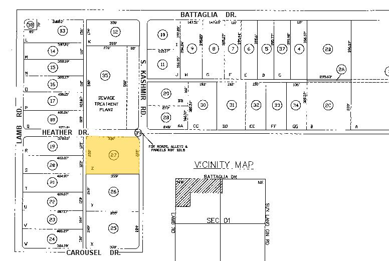 13160 S Kashmir Rd, Arizona City, AZ à vendre - Plan cadastral - Image 2 de 2