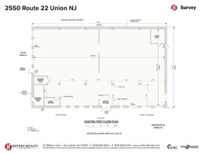 2550 US Highway 22 E, Union Township, NJ for lease Floor Plan- Image 1 of 1