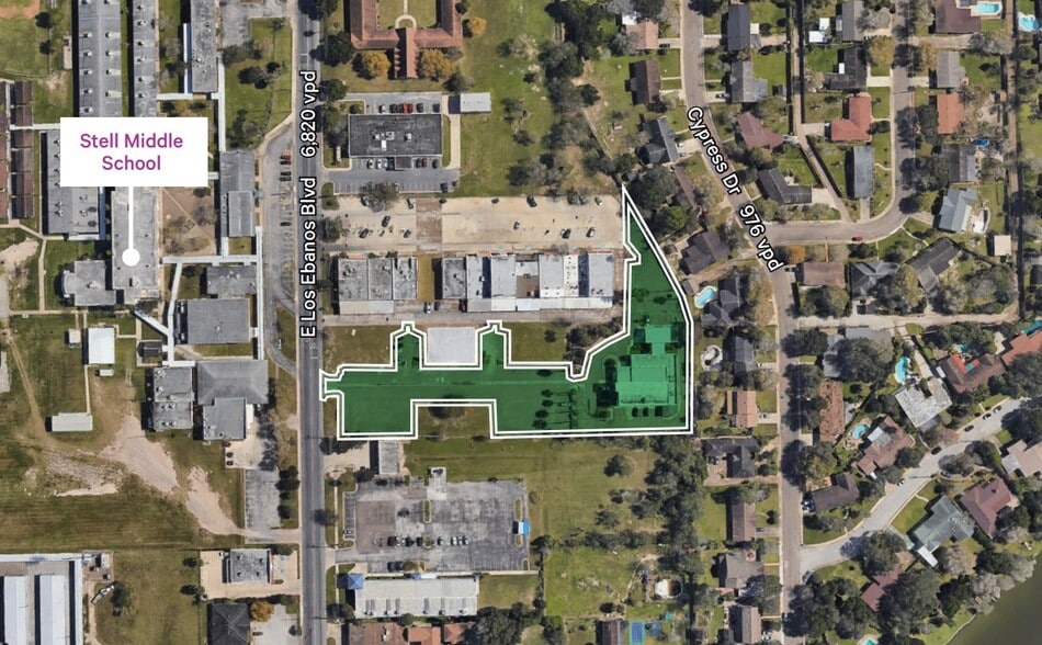 1024 W Los Ebanos Blvd, Brownsville, TX à vendre - Aérien - Image 3 de 8