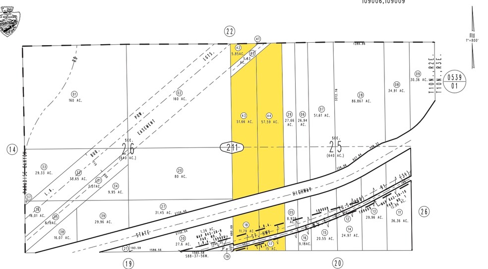 17 Yermo Rd, Yermo, CA à vendre - Plan cadastral - Image 3 de 12