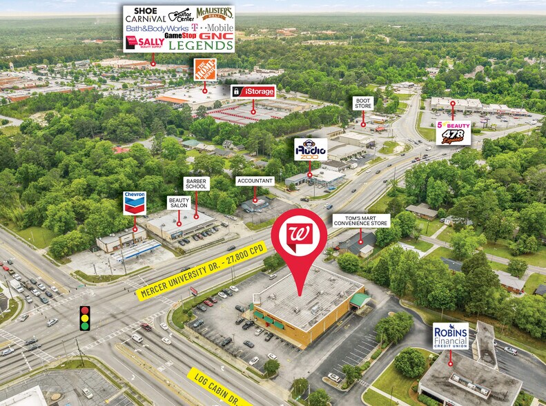 4305 Mercer University Dr, Macon-Bibb, GA à vendre - Photo du bâtiment - Image 2 de 5