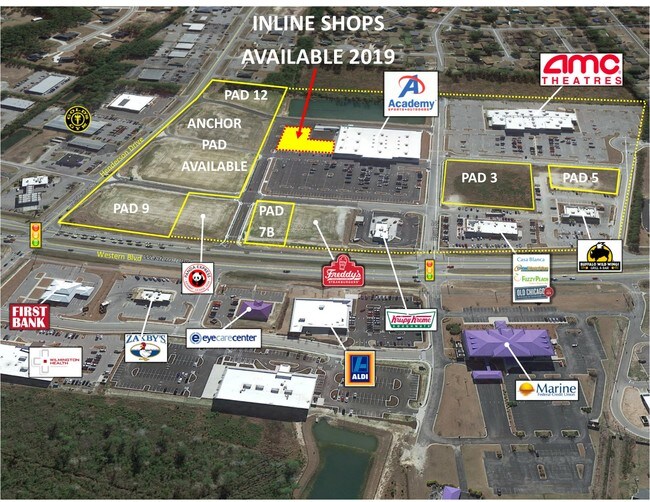 Plus de détails pour 4141 Western Blvd, Jacksonville, NC - Commerce de détail à louer